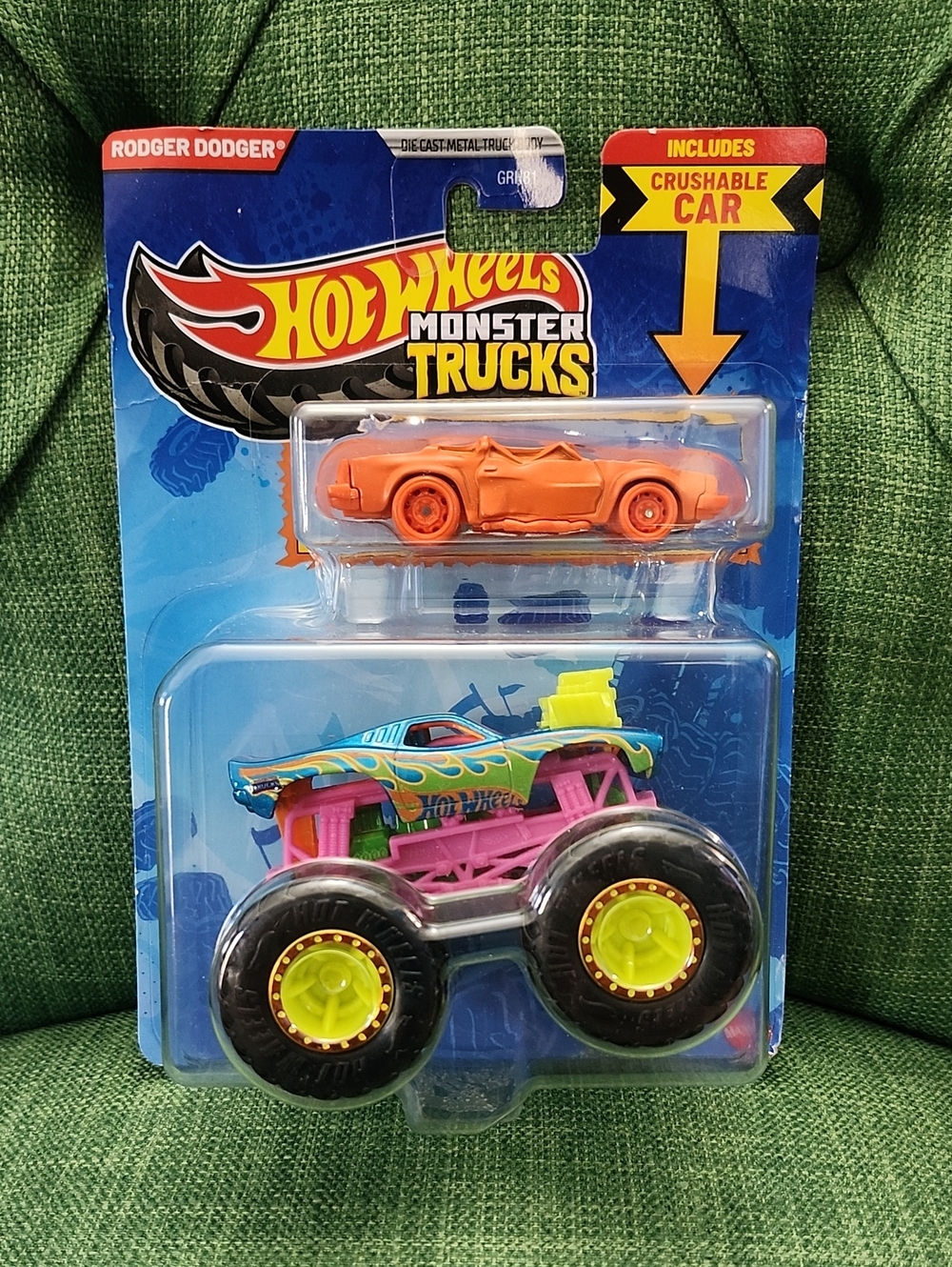 Hot Wheels Monster Trucks Kids Toy - Multi-Color Crushable Car Included